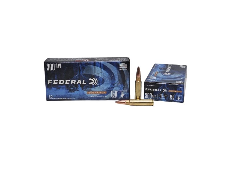 Federal Power Shok .300 Savage 150 Grain Jacketed Soft Point