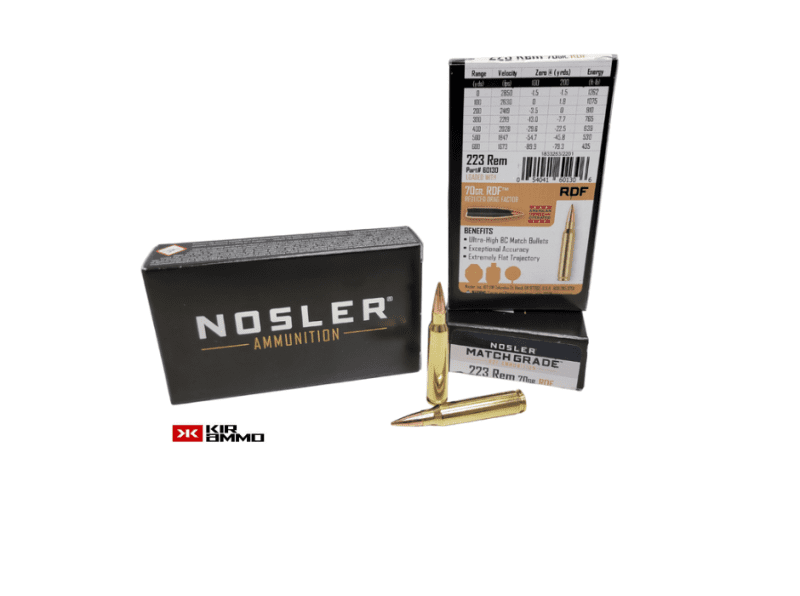 Nosler .223 Rem Match Grade 70 Grain RDF