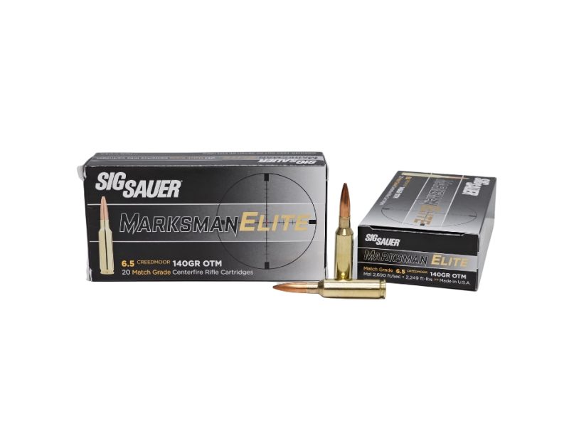 Sig Sauer Elite 6.5mm Creedmoor 140 Grain Open Tip Match