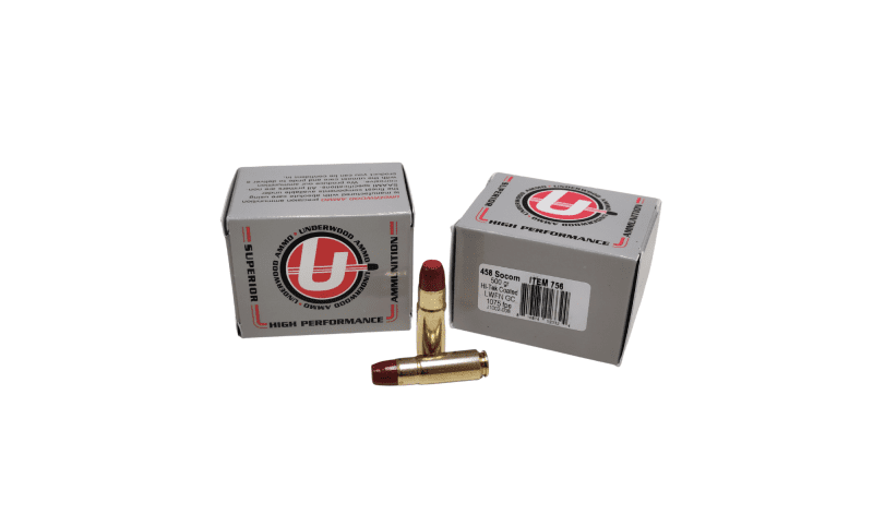 Underwood .458 SOCOM SAME DAY SHIPPING 500 Grain SUBSONIC Flat Nose Gas Check Hard Cast